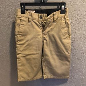 Boys Volcom Slim Khaki Shorts